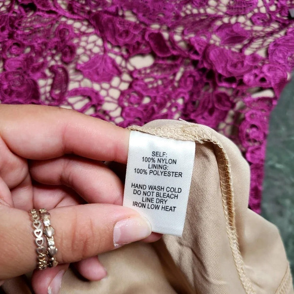 Lulu's Back To You Magenta Lace Bodycon Dress - Picture 8 of 9